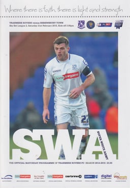 Tranmere Rovers v Shrewsbury Town Match Programme 2015-02-21